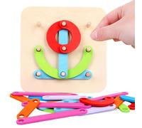 Numeri in legno e puzzle con da costruzione | Impilabile e tagliere con forme educative per promuovere le capacità motorie, per bambini, gioco, viaggio, compleanno