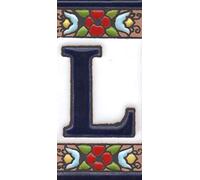 Numeri, lettere, piastrelle e cornici in metallo in filigrana, 7,5 cm x 3,5 cm