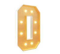 Numeri Luminosi Alti 3,3 Piedi, Numeri da tendone 0, Numeri giganti a Mosaico, Kit in Schiuma, Numeri Grandi per Decorazioni per Il decimo Compleanno, Anniversario, Decorazioni per