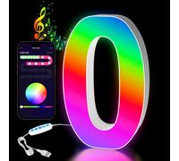 Numeri Luminosi LED Con USB - 0-9 Numeri RGB Con APP Controllo, Insegne Luminose