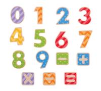 Numeri magnetici in legno Bigjigs Toys