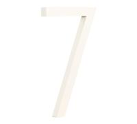numeri per cancelli, 1 pz. 152 mm Numero civico galleggiante esterno 6 pollici Targa for indirizzo in metallo bianco for porta appartamento n. 0-9(7)