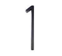 numeri per cancelli, Numero civico galleggiante da 125 mm, grande, moderno, for porta, casa, esterno, 5 pollici, numeri neri, targa for indirizzo n. 0-9(1)