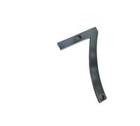 numeri per cassette postali, Numeri civici in acciaio inossidabile da 50 mm con placca for porta in metallo viti for cassetta delle lettere(Number 7)