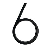 numeri per cassette postali, Numeri civici multicolore, confezione da 10, 127 mm(Gold)