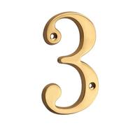 numeri per cassette postali, Numero civico dorato in ottone massiccio da 4 pollici con numeri e lettere for la cassetta postale della porta(3)