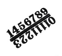 Numeri per orologio fai da te, confezione da 3 numeri romani e arabi per orologio da parete, compatibile con aghi al quarzo, decorativi e personalizzabili, per uso domestico o hobbista (numeri arabi