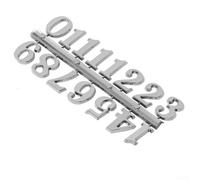 Numeri per orologio fai da te, confezione da 3 numeri romani e arabi per orologio da parete, compatibile con aghi al quarzo, decorativi e personalizzabili, per uso domestico o hobbista (numeri arabi