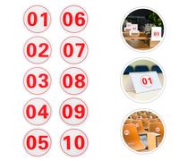 Numeri Per Tavoli Ristorante Adesivo Numerico Etichette Numeriche