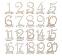 Numeri Per Tavoli Ristorante Di Tabelle Rustiche Segni Del Numero Della Tabella