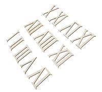 Numeri Romani in Legno, Set di 12 Pezzi, 7 cm, Decorazioni per Orologio, Adesivi per Artigianato