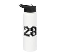 Numeri Sportivi Vintage 28 Ventotto Stainless Steel Insulated Water Bottle
