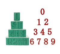 Numeric Rubber Marker Template Scrapbooking Decorative Stamp Collection