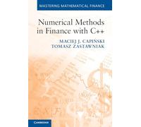 Numerical Methods in Finance with C++ – Cambridge University Press