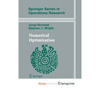 Numerical Optimization