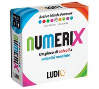 LUDIC - Numerix - Un Gioco che Stimola Attenzione e Velocità Di Calcolo | Gioco di Velocità Mentale e Prontezza, Gioco Di Società per Bambini, Adulti e Famiglie, Giochi da Tavolo 8 Anni, Idea Regalo
