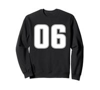 Numero 06 Divisa Maglia Sportiva AUGHTS Zero Six Anno 2006 Felpa