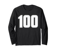 Numero 100 Maglia Sportiva Cento Anni Maglia a Manica