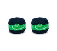 Numero 2 gomitoli GEMMA 16, 100% Cotone Filo di Scozia - gr.50 = mt.416