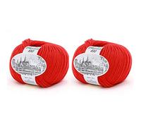 Numero 2 Gomitoli MERINO 100, 100% Lana Vergine Irrestringibile - gr.50 = mt.100 Cad.