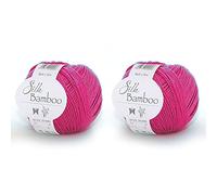 Numero 2 Gomitoli SILK - BAMBOO, 30% Seta 70% Bamboo - gr.50 = mt.125 Cad.