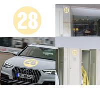 Numero 28 Adesivo Vinile Da Taglio Vinile Via B