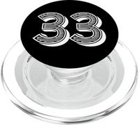 Numero #33 per la divisa sportiva numero trentatre PopSockets PopGrip per MagSafe