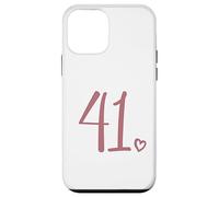 Numero 41, Quarantuno per le donne 41 anni 41° compleanno Custodia per iPhone 12 mini