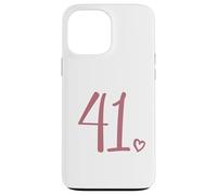 Numero 41, Quarantuno per le donne 41 anni 41° compleanno Custodia per iPhone 13 Pro Max
