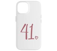 Numero 41, Quarantuno per le donne 41 anni 41° compleanno Custodia per iPhone 14