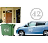 Numero 42, Adesivo In Vinile Versione V1.2-A