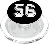 Numero 56 in bianco PopSockets PopGrip per MagSafe