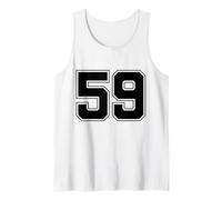 Numero 59 Big Bold Capital Varsity Alphabet Monogram Canotta