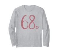 Numero 68, Sessantotto per Donne 68 Anni 68 ° Compleanno Maglia a Manica