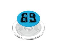 Numero 69 Tshirt Distressed Grunge Vintage Jersey Team Fan PopSockets PopGrip per MagSafe