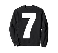 Numero 7 Capitale Bold Viral 6-7 Felpa