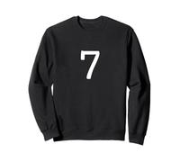 Numero 7 - Singolo Numero Sette Frasi Per Incantesimo Felpa