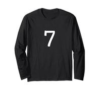 Numero 7 - Singolo Numero Sette Frasi Per Incantesimo Maglia a Manica