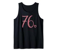 Numero 76, Seventy-Six, per Donne 76 Anni 76° Compleanno Canotta