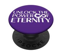 Numero 8 | Otto | Sblocca il potere dell'eternità PopSockets PopGrip Adesivo