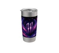 Numero angelo 1111 Bicchiere termico in acciaio inox doppia parete