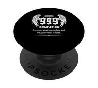 Numero angelo 999 Completamento Ali Numerologia spirituale PopSockets PopGrip Adesivo