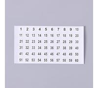 Numero bianco 1-180 etichette adesive per fai-da-te etichette autoadesive per smalti per unghie Sticker Home School Office Decoration Supplies Clever design