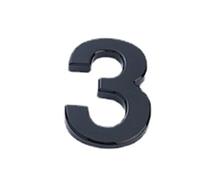 Numero Civico 10cm Bronze Digital Hotel Door Number Plate For Room Electroplated Wire Drawing Spot Adhesive Backing(3-01)