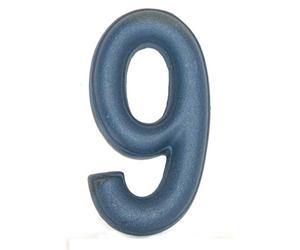 Numero Civico 9 Ceramica In Gres - Colore Venezia Naturale cm11x6 h1,5