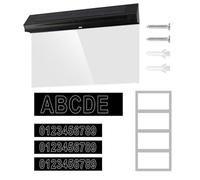 Numero Civico A Luce Solare - 2 Modalità, Lunga Durata, Design Moderno, Impermeabile E Illuminato,Insegna Per Numeri Civici | Ideale Per Cortile, Giardino, Casa, Residenza