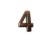 Numero Civico Esterno 0-9 Bronzo Digital Room Gate Number Building Porta Comparto Appartamento Pavimento Albergo Numero hotel Adesivo Piastra Segno decorazione della parete(4)