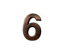 Numero Civico Esterno 0-9 Bronzo Digital Room Gate Number Building Porta Comparto Appartamento Pavimento Albergo Numero hotel Adesivo Piastra Segno decorazione della parete(6)