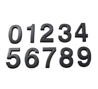 Numero Civico Esterno 1 Pz Adesivi Numerici Neri Casa Stanza Porta Targa Autoadesiva Segno For Appartamento Armadio Cassetta Postale Numeri Esterna(Number 0,7.6cm)