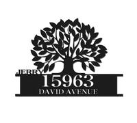 Numero Civico Esterno Aalberi Targa Personalizzata Da Esterno Metallo Numeri Civici Da Esterno Attraente Targhetta Porta Ingresso Personalizzata Creativo Regali Casa Nuova Originali